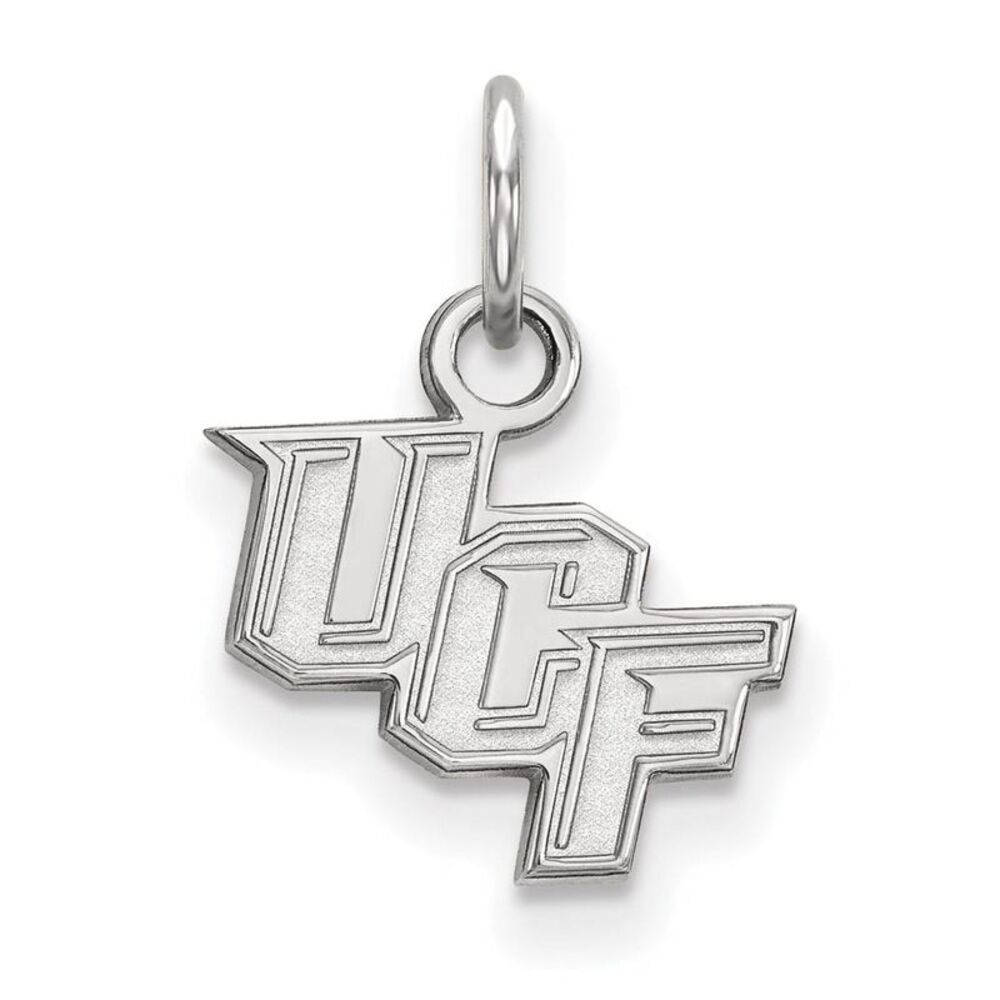 Sterling Silver Central Florida XS (Tiny) 'UCF' Charm or Pendant
